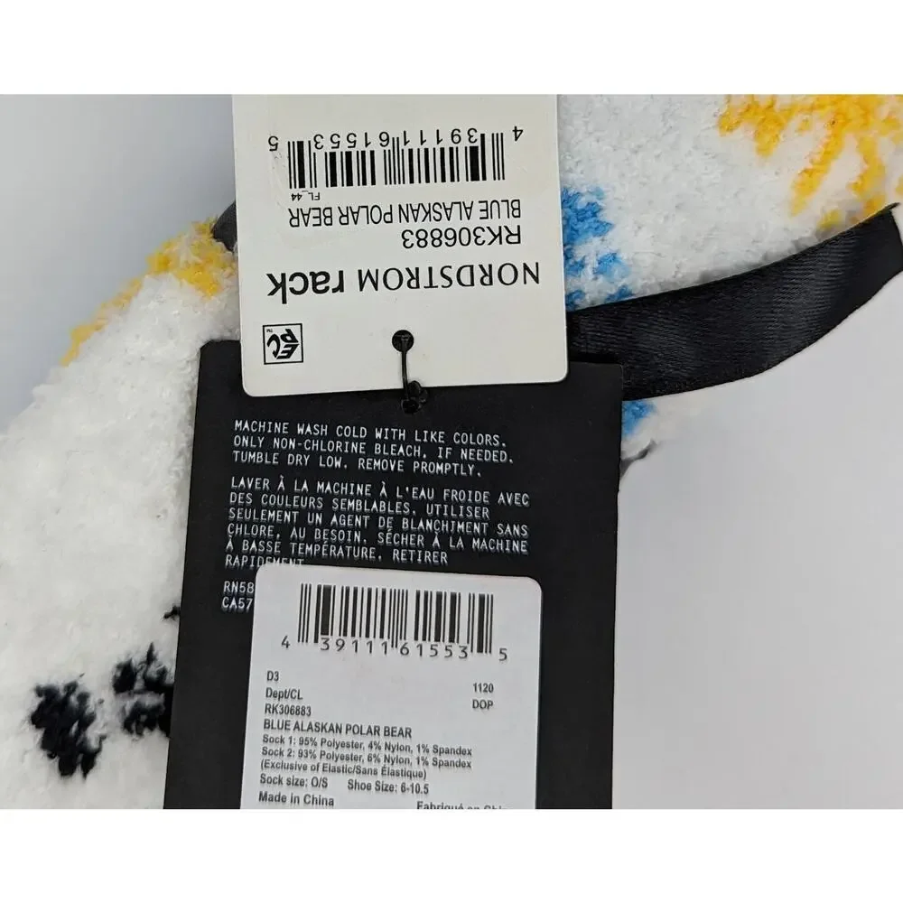 Polar Bear Cozy Socks Free Press Pack of 2